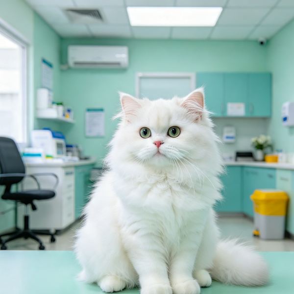 Kucing sehat setelah periksa